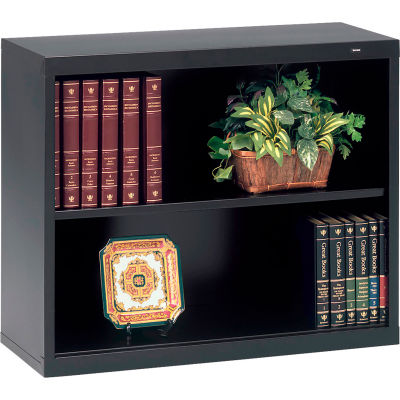 Welded Steel Bookcase 28"H - Black