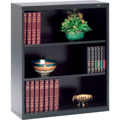 Welded Steel Bookcase 40"H - Black