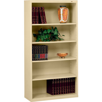 Welded Steel Bookcase 66"H - Sand