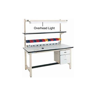 Pro-Line Overhead Light For 72"W Workbench, 72"W, Blue