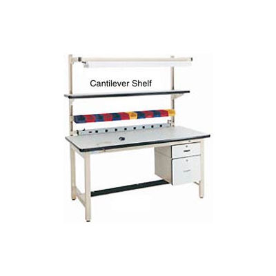 Pro-Line Steel Shelf, 72"W x 12"D, Tan