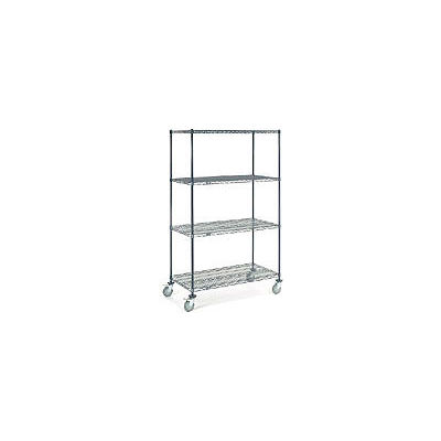 Nexelon® Wire Shelf Truck w/Brakes, 1200 lb. Capacity, 36"L x 18"W x 69"H