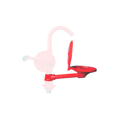Optional Drip Tray with Hinged Cover for Rotary Drum Pump