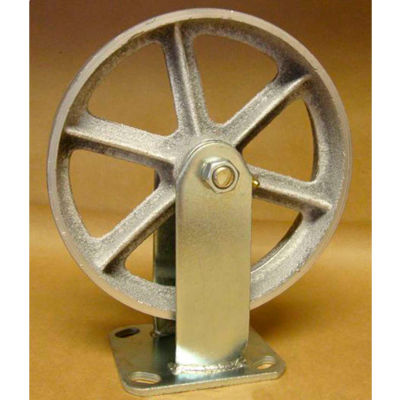 Semi-Steel Casters 8" x 2" for Global Industrial™ Self-Dumping & Low Profile Hoppers, Set of 4