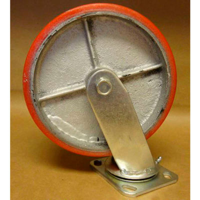 Polyurethane Casters 8 x 2 for Global Industrial™ Self-Dumping & Low Profile Hoppers
