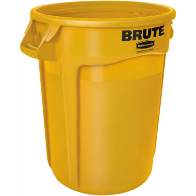 Poubelle Rubbermaid Brute® 2620, 20 gallons, jaune