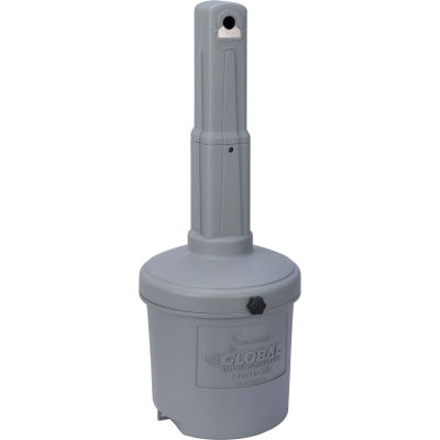 Global Industrial Gray Outdoor Ashtray - 5 Gallon