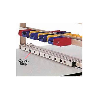 Pro-Line Power Strip W/ 8 Outlets & 6'L Cord, 36"W