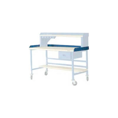 72"W X 30"D Back & End Stops - Blue
