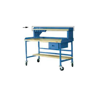 Back And End Stops For 72" Riser - Blue