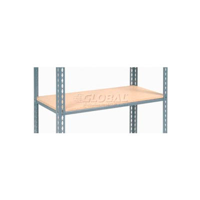 Global Industrial™ Additional Shelf Level Boltless Wood Deck 48"W x 24"D - Gray