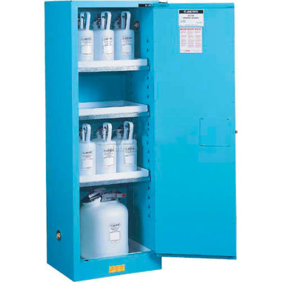 Acid Corrosive Cabinet Self Close Single Doors Vertical Storage