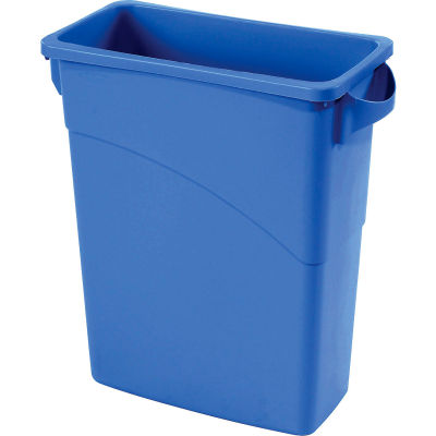Rubbermaid® Recycling Can, 16 Gallon, Bleu