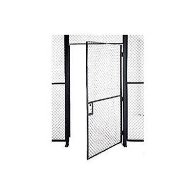 Husky Rack & Wire EZ Wire Mesh Partition Hinged Door - 3'Wx8'H