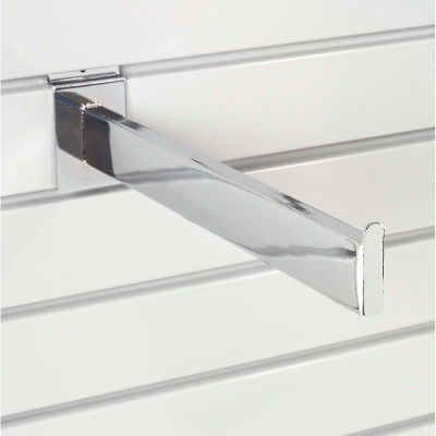 Global Industrial™ 12" Slat Wall Accessory Shelf Bracket Tubular - Pkg Qty 24