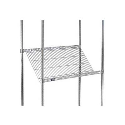 Nexel® SS1848C Chrome Slant Wire Shelf 48"W x 18"D