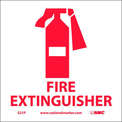 Graphic Facility Signs - Fire Extinguisher - Vinyl 7x7