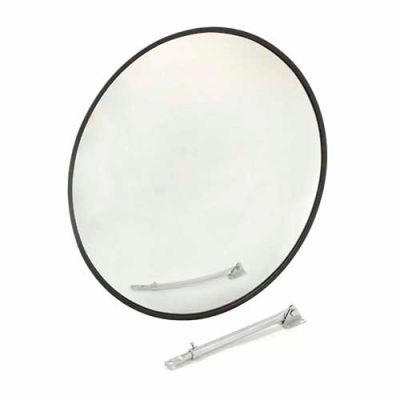 Round Acrylic Convex Mirror, Outdoor, 26" Dia., 160° Viewing Angle