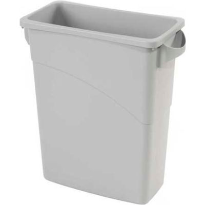 Contenant à recyclage Rubbermaid® Slim Jim® 1971258, 16 gallons - Gris