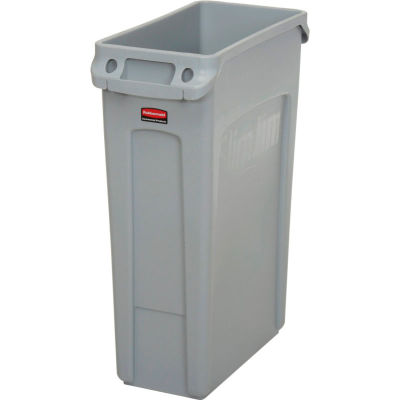 Rubbermaid® Slim Jim® Recycling Can, 23 gallons, Gris