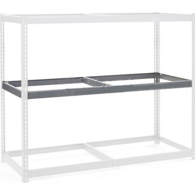 Global Industrial™ Additional Shelf, Double Rivet, No Deck, 60"L x 24"P, Gray, États-Unis