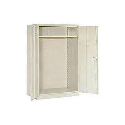 Lyon Wardrobe Storage Cabinet PP1032  - 48x24x78 - Putty