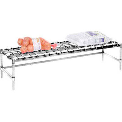 Nexel® Poly-Z-Brite® Stationary Dunnage Rack 36"W x 18"D x 14"H
