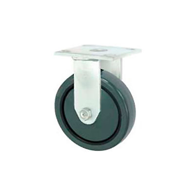 Faultless Rigid Plate Caster 7799-4 4" Polyurethane Wheel
