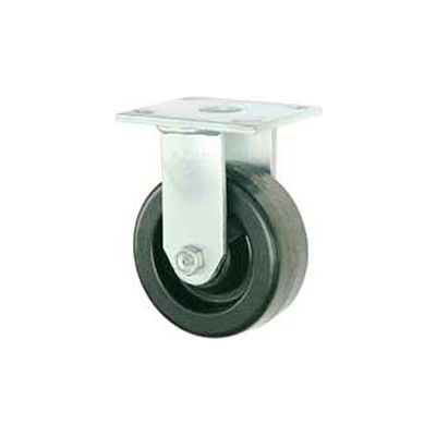 Faultless Rigid Plate Caster 3431-8 8" Phenolic Wheel