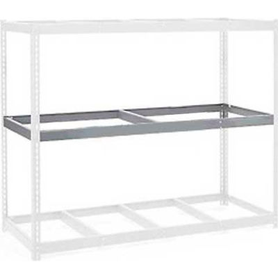 Global Industrial™ Additional Shelf, Double Rivet, No Deck, 72"L x 30"P, Gray, États-Unis