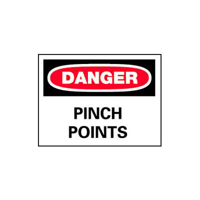 Signs With Safety Message Legend-Danger Pinch Points