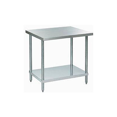 Aero Manufacturing 430 Table en acier inoxydable, 30 x 24 », sous étagère, calibre 18
