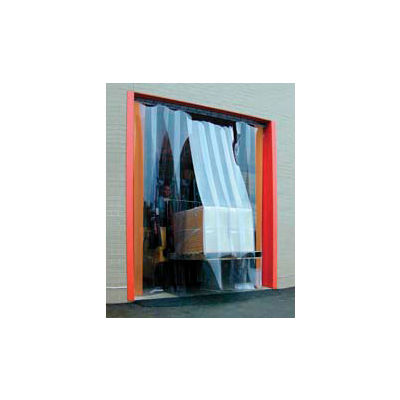 Global Industrial™ Standard Grade Smooth Clear Strip Door Curtain 10'W x 10'H