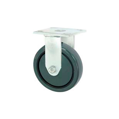 Faultless Rigid Plate Caster 3498-8 8" Polyurethane Wheel