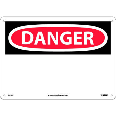 Signalisation de sécurité - Danger - Rigides en plastique 10" H X 14" W