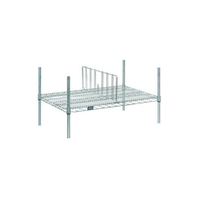 Nexel® AD814C Chrome Divider 14"D x 8"H for Wire Shelves