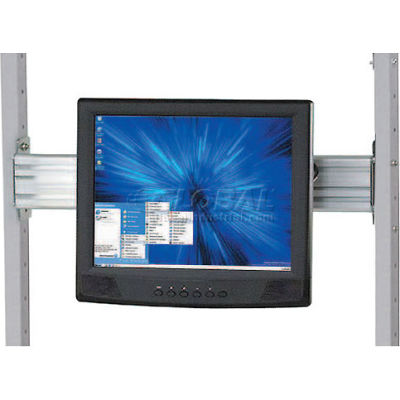 Global Industrial™ Flat Panel Monitor Track For 24" LAN Station