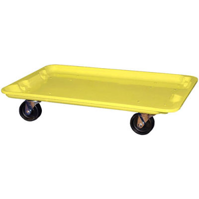 Molded Fiberglass Toteline Dolly 780538 for 24-3/8" x 14-7/8" x 8" Tote, Yellow