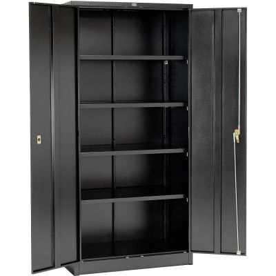 Buy Global Industrial Unassembled Steel Storage Cabinet Recessed Handle 36 W X 18 D X 72 H Gray