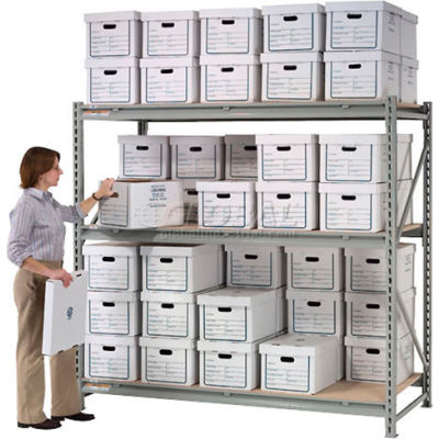 Global Industrial™ Record Storage Rack Starter 72"W x 36"D x 72"H