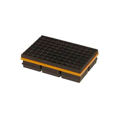 Mason Industries WMSW6X4 Super W Pad - Coussin de néoprène et des tapis en acier avec Friction 6 "X 4" X 1 1/4"