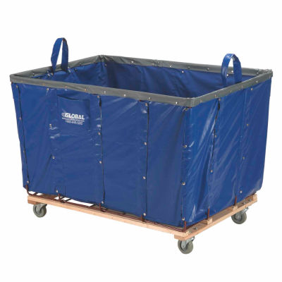 Global Industrial™ Panier Bulk Truck, Vinyl, 24 Bushel Capacity, Blue