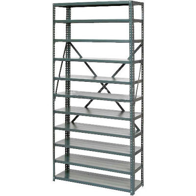 Global Industrial™ Steel Open Shelving, 6 Shelves, 36"W x 12"D x 39"H