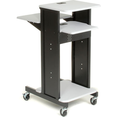 Global Industrial™ projecteur présentation Cart - Gris/noir