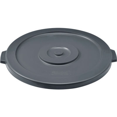 Global Industrial Plastic Trash Can Lid - 44 Gallon Gray
