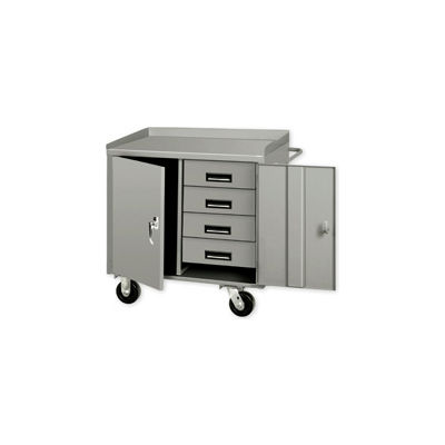 Global Industrial™ Mobile Service Cabinet Bench W / 4 tiroirs, 36 « W x 26"D