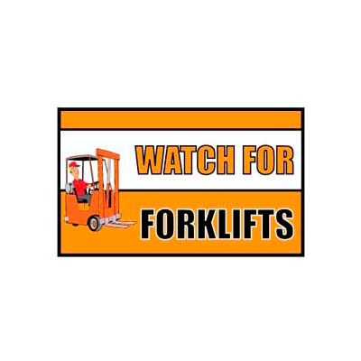 Banner, Watch for Forklifts, 3ft x 5ft