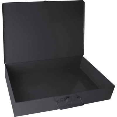 Durham Steel Scoop Compartment Box 123-95 - No Dividable Compartments 18 x 12 x 3 - Pkg Qty 4