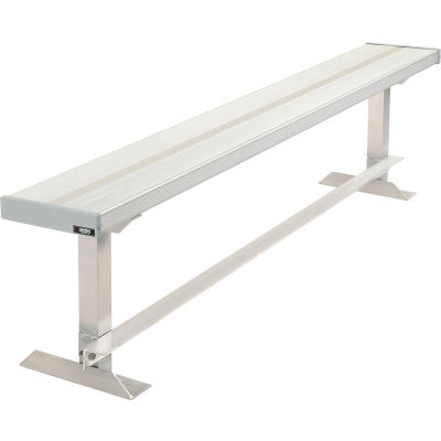 Aluminum Team Bench - 6'L
