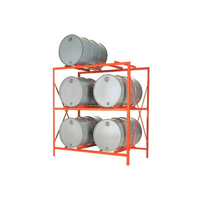 Drum Storage Rack - 6 Drum Storage - DR6-3H